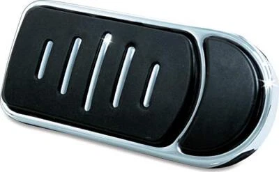 Control de pie de motocicleta Kuryakyn: pastilla de pedal de freno extendida premium cromada Foto 1 de 4