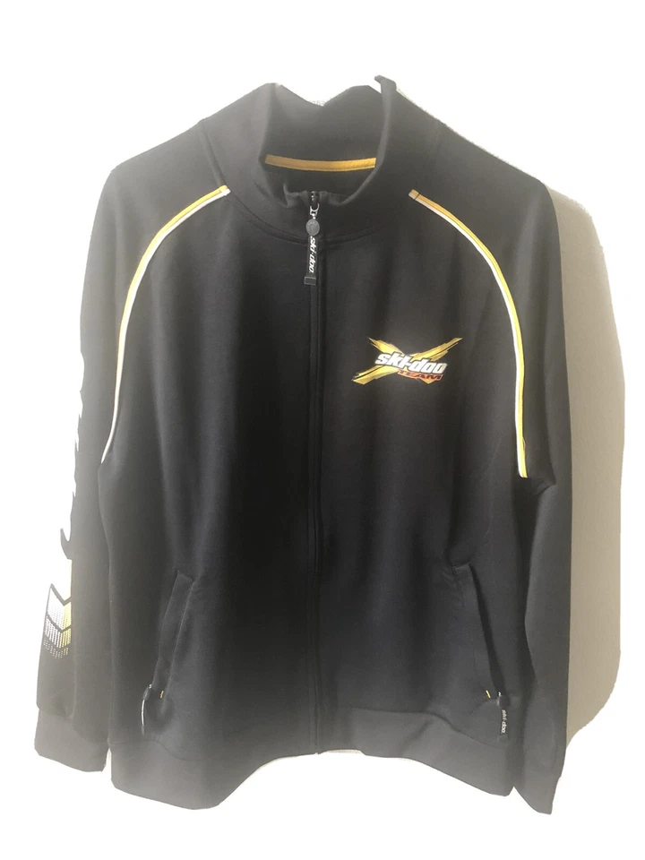 Chaqueta ligera Ski-Doo cremallera completa moto de nieve equipo de carreras Rev XP negra GRANDE 453317 Foto 1 de 4