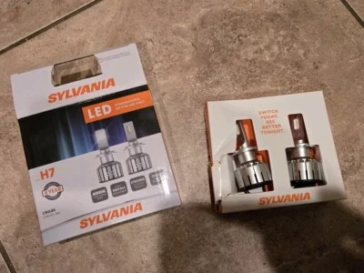 SYLVANIA H7 LED Power Sports/Fog Headlight  2 Bulbs Item H7SL.BX2 NEW - Image 1 of 3