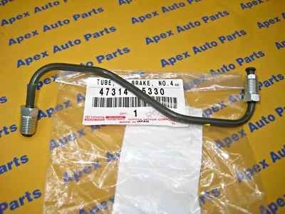 Toyota 4Runner Right Passenger Front Brake Line Tube Metal OEM 1996-2002 Foto 1 de 4