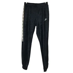 NIKE ~ GIRL'S XL ~BLACK SOFT  STANDARD FIT VELOUR PANTS - DM2354-010 - Picture 1 of 5