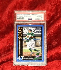 GIANCARLO MIKE STANTON 2008 JAMESTOWN JAMMERS RC PSA 10 🔥 MINOR LEAGUE ROOKIE 