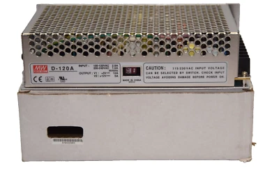 (NUEVO) Fuente de alimentación Mean Well D-120A 120/240Vac 2.8/1.6A Foto 1 de 4