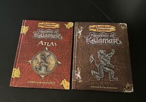 Dungeons and Dragons Kingdoms of Kalamar Atlas Includes Maps! BX 911