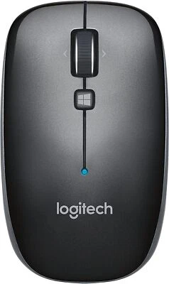 Logitech M557 Bluetooth Mouse Bluetooth, PC Mouse, PC/Mac, 4-ways Black UK - Image 1 of 4