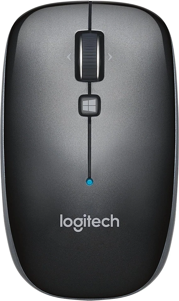 Logitech M557 Bluetooth Mouse Bluetooth, PC Mouse, PC/Mac, 4-ways Black UK - Image 1 of 4