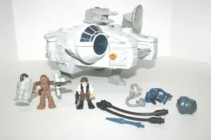 Playskool Star Wars Galactic Heroes  Millennium Falcon w. Chewbacca Han Solo - Picture 1 of 11
