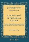 Announcement of the Medical College: For 1934-35 a