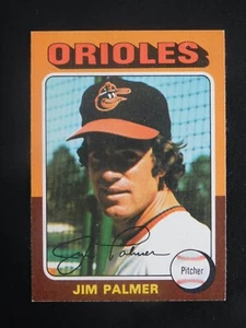 Tarjeta de béisbol Topps #335 1975 de Jim Palmer (casi nueva) - Imagen 1 de 2