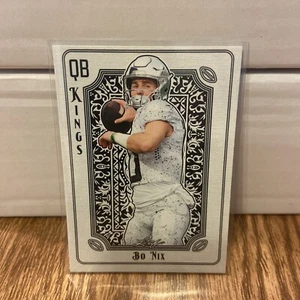 Bozza foglia 2024 Bo Nix QB Kings QBK-1 Broncos bianco - Foto 1 di 2