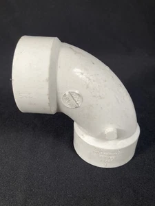 1-1/4" Charlotte PVC DWV Long Sweep 90° Winkel - Bild 1 von 2