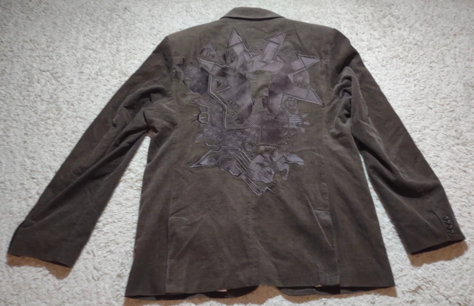 Blazer Deportivo Artful Dodger Pana Para Hombres 3XL Marrón Forrado Chaqueta Grunge Punk Foto 1 de 4