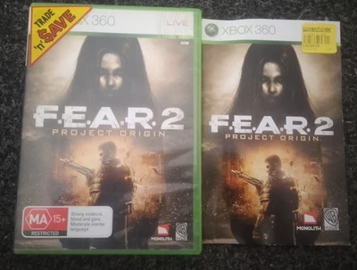 FEAR 2 Project Origin Microsoft Xbox 360 Game Complete With Manual  - Image 1 of 2
