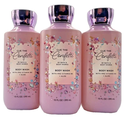 Bath & Body Works LOTE de 3 Botellas Taco The Confetti Body Wash Gel de Ducha 10 OZ Foto 1 de 2