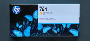 Genuine HP 764 Ink - C1Q15A YELLOW / FOR DESIGNJET T3500 (INC VAT) BOXED 12/2025 - Picture 1 of 1