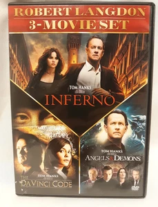 Robert Langdon 3 DVD Filmset - Der Da Vinci Code / Engel & Dämonen / Inferno - Bild 1 von 3