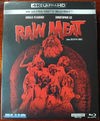 Death Line (1972) 4K UHD Blu-ray (Region ABC) Blue Underground Raw Meat New - Image 1 of 4