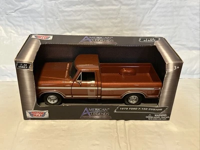 1979 FORD F-150 СПЕЦИАЛЬНЫЙ ГРУЗОВИК, [БРЕНД MOTOR MAX], ЛИТАЯ ЗАВОДСКАЯ ИГРУШКА, 1:24 новый - Изображение 1 из 4