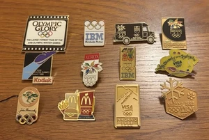 1998 Nagano Olympics ( Lot Of 12 Pins ) UPS, McDonald’s, Etc; - EX - Picture 1 of 11