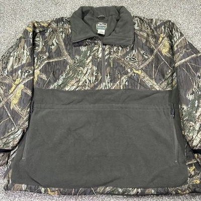 Drake Waterfowl MST Guardian Eqwader Flex Fleece 1/4 Zip jacket Mossy Oak Shadow - Image 1 of 4