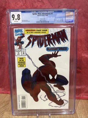 Комиксы Spider-Man Adventures No1 (1994) CGC 9.8 с тиснением в фольге оценка новая плита - Изображение 1 из 4