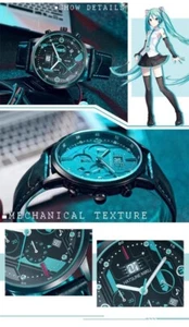 Hatsune Miku Lucky stone collaboration chronograph Vocaloid Watch Unisex 2024 - Picture 1 of 1