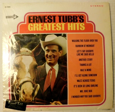 LP Ernest Tubb's Greatest Hits Decca Stereo DL 75006 in shrink - Image 1 of 4