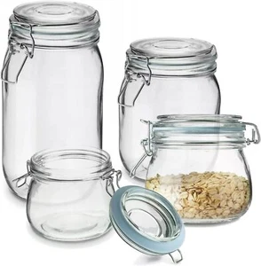 Einmachgläser groß Glasbehälter Bügelverschluss Einmachglas VORRATSGLAS S1 - Bild 1 von 12