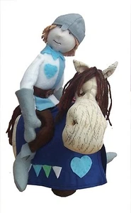 Sir Cloth jousting knight and horse sewing pattern pack by pcbangles - Picture 1 of 6