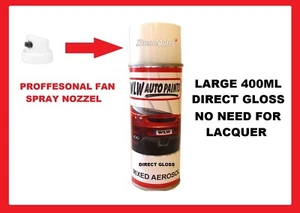 FOR HONDA NH411M FORCE SILVER Aerosol Paint 400ML DIRECT GLOSS - Picture 1 of 3