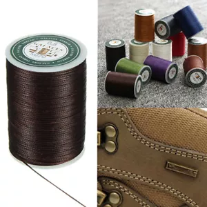 0.8MM 90m 150D Leather Sewing Waxed Thread Hand Stitching Craft Repair Cords LOT - Picture 1 of 34