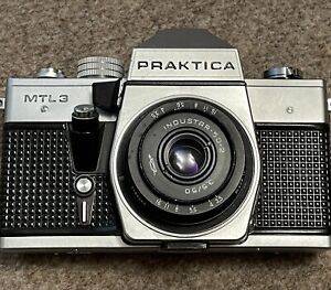 PRAKTICA BMS 35mm SLR Film Camera with Industar  50mm lens