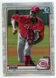 2020 Bowman Chrome Prospects Hunter Greene Refractor #BCP47 #/499 Reds - Picture 1 of 1