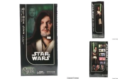 Sideshow Star Wars Qui-Gon Jinn Jedi Maestro Orden de los Jedi Usado Raro Japón Foto 1 de 4