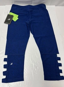 Glyder Capri Leggings Womens Size S Cobalt Blue Ninja Yoga NWT! - Picture 1 of 12