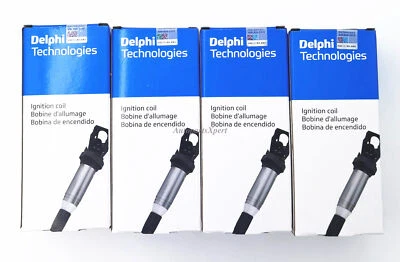 036905715C 4 Set Genuine Delphi Ignition Coil Set For VW Tiguan 2008-2018 1.4T - Image 1 of 4