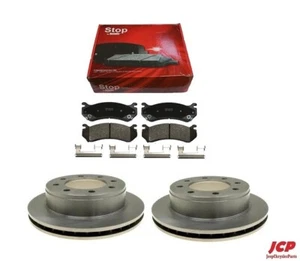 2 X REAR BRAKE DISC + BENDIX PREMIUM METALLIC PADS for HUMMER H2 / H2 SUT 03-09 - Picture 1 of 4