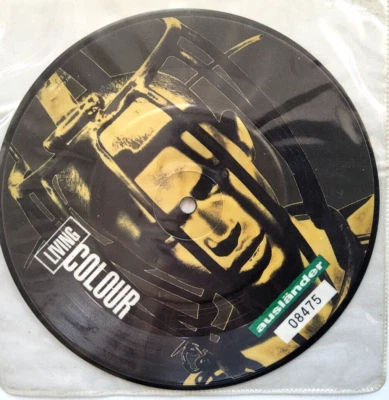 Living Colour – Ausländer 7" Single limited edition pic disc vinyl record 1993 - Image 1 of 4