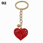 Womens Girls Hollow Out Heart Key Chains Keyrings Charm Bag Pendant Jewelry Gift