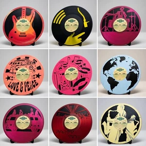 YESTERDAYS VINYL 3D VINYL RECORD DECORATION 12 Designs Gift Box Stand Real LP - Picture 1 of 60