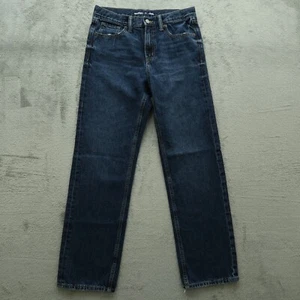 Old Navy Youth/Boys Jeans 16 Blue Loose Straight Cotton Denim Pants 29x30 - Picture 1 of 17