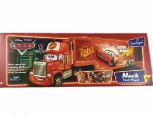 Disney Pixar Supercharged CARS Mack Truck Playset New 2006 Mattel Factory Sealed - Picture 1 of 3