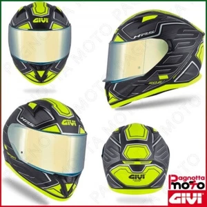 Casco Integrale Full Face GIVI 50.6 506 SPORT DEEP TITANIO GIALLO OUTLET - Picture 1 of 1