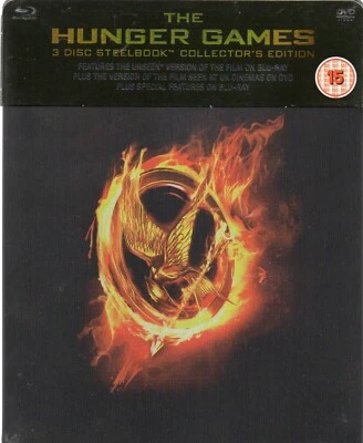 The Hunger Games (UK steelbook blu-ray & DVD) - Image 1 of 2