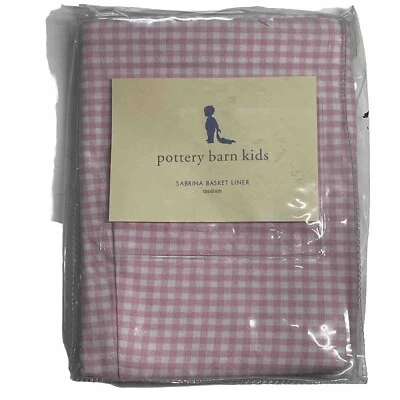 REVESTIMIENTO DE CANASTA GINGHAM PARA NIÑOS GRANERO DE CERÁMICA Mediano TOTALMENTE NUEVO Foto 1 de 3