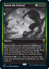 Storm the Festival Silver Screen FOIL Innistrad Midnight Hunt NM