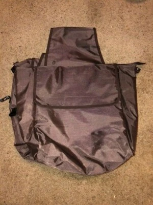 NUEVO X BOLSAS DE SILLÍN GRANDES MARRONES AISLADAS CANTLE CORDURA NYLON 13 1/2 X 14 X 6 1/2 Foto 1 de 4