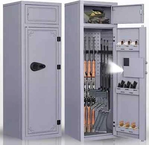10-12 Gun Safe Gun Safes & Cabinets Large Gun Safe for Home Rifle and Pistols - Picture 1 of 7