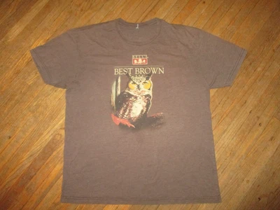 CAMISETA BELL'S BEST BROWN ALE Michigan Cervejaria Artesanal Logotipo Coruja RARO Adulto GG - Imagem 1 de 4