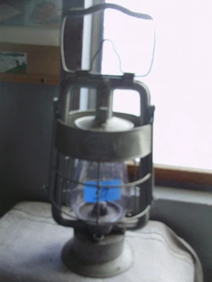 МОЙ # 57DIETZ FIRE DEPT KING ФОНАРЬ C.1907 СЕРЫЙ ЦВЕТ ПРОЕКТ ФОНАРЬ... - Изображение 1 из 4